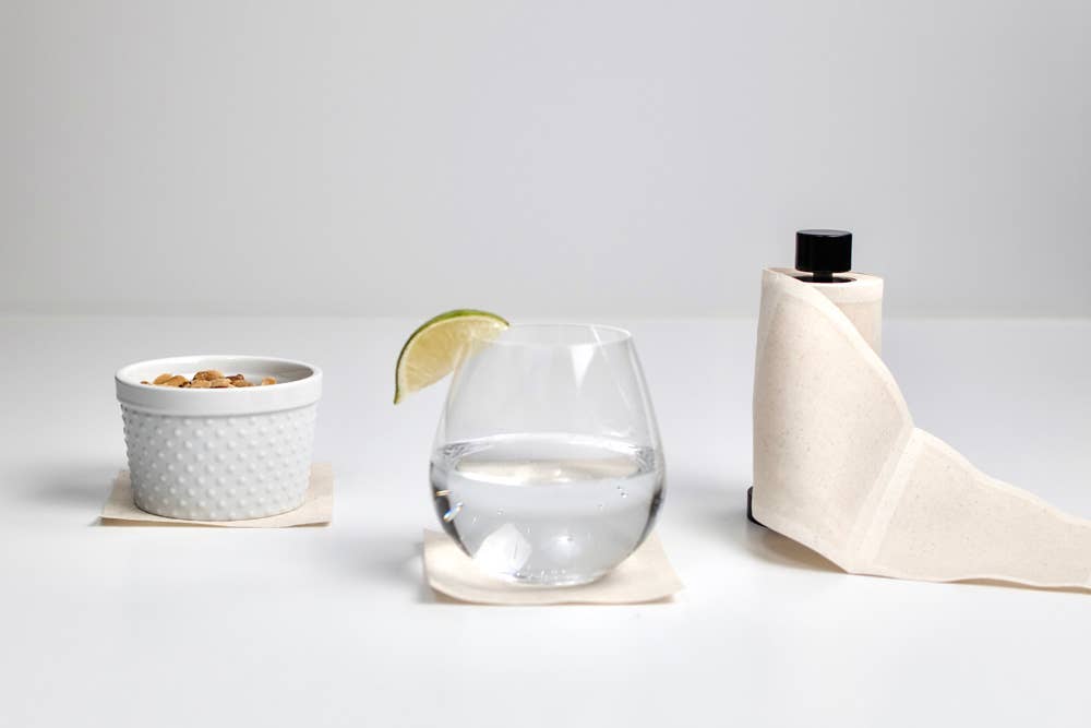 Cotton Cocktail Napkin Roll: Sandalwood