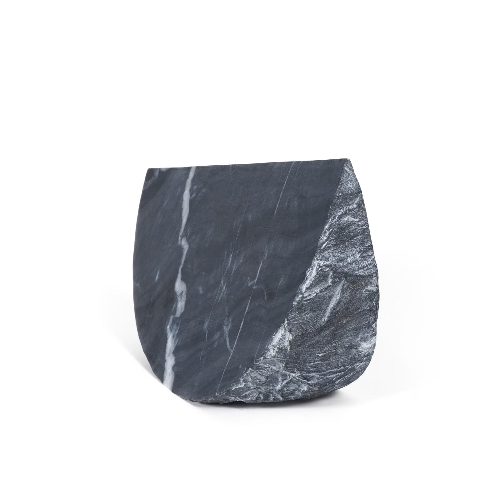 Black Marble Wedge Sculpture