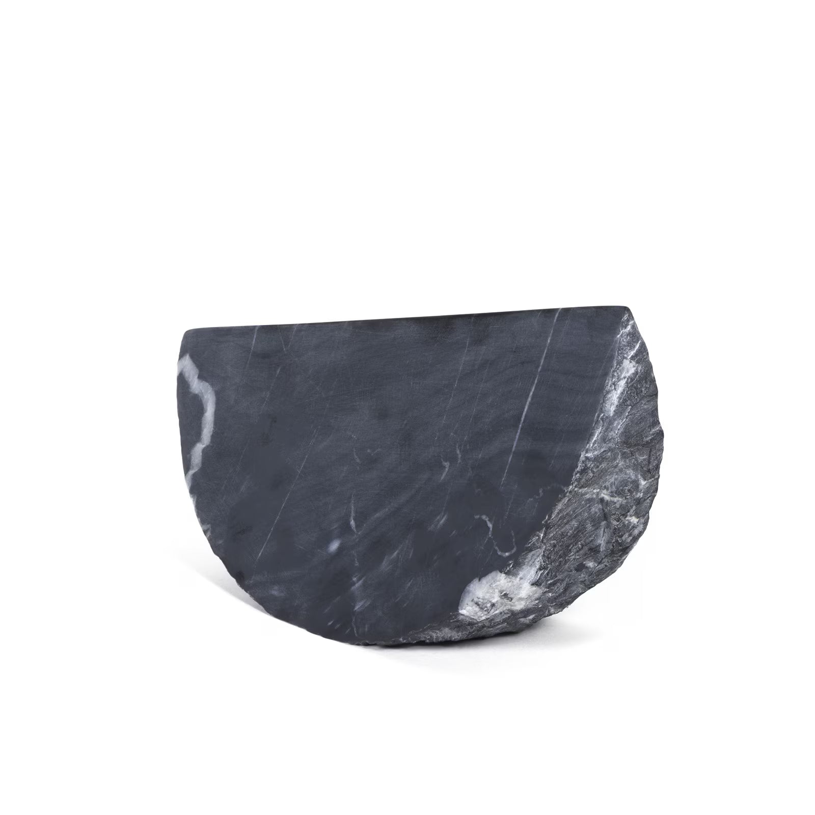 Black Marble Wedge Sculpture