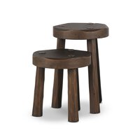 Aged Belgium Accent Stools