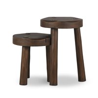 Aged Belgium Accent Stools