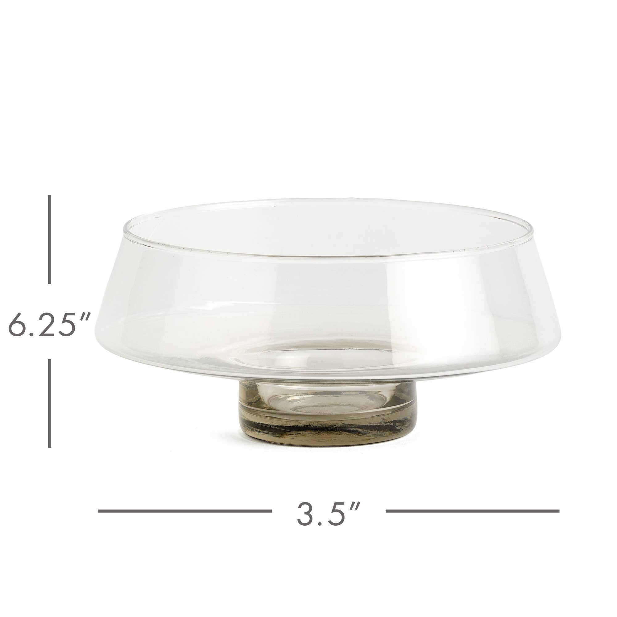 Adalina Glass Footed Bowl
