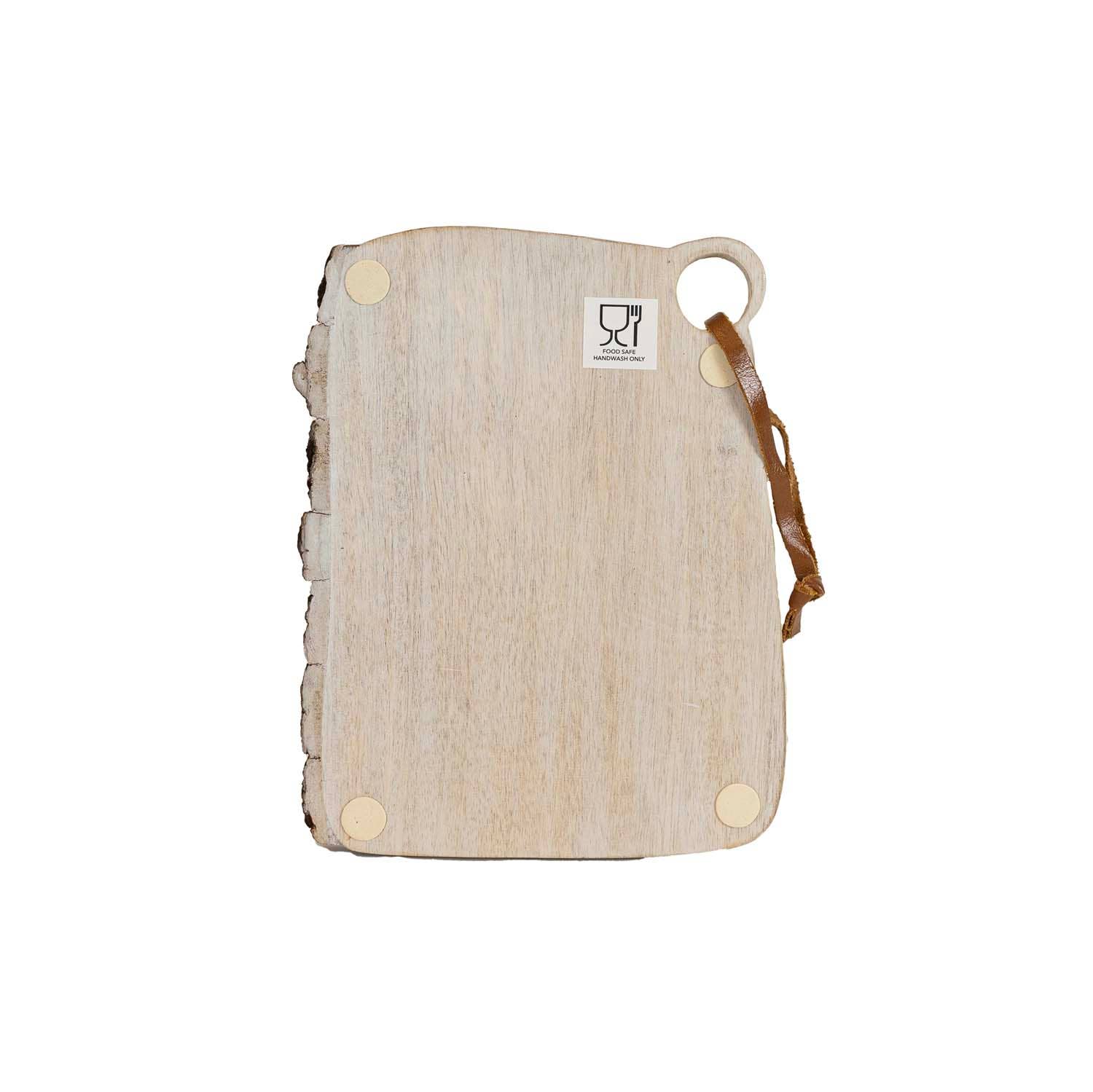 Ashton 9" Live Edge Rectangle Cutting Board Wood