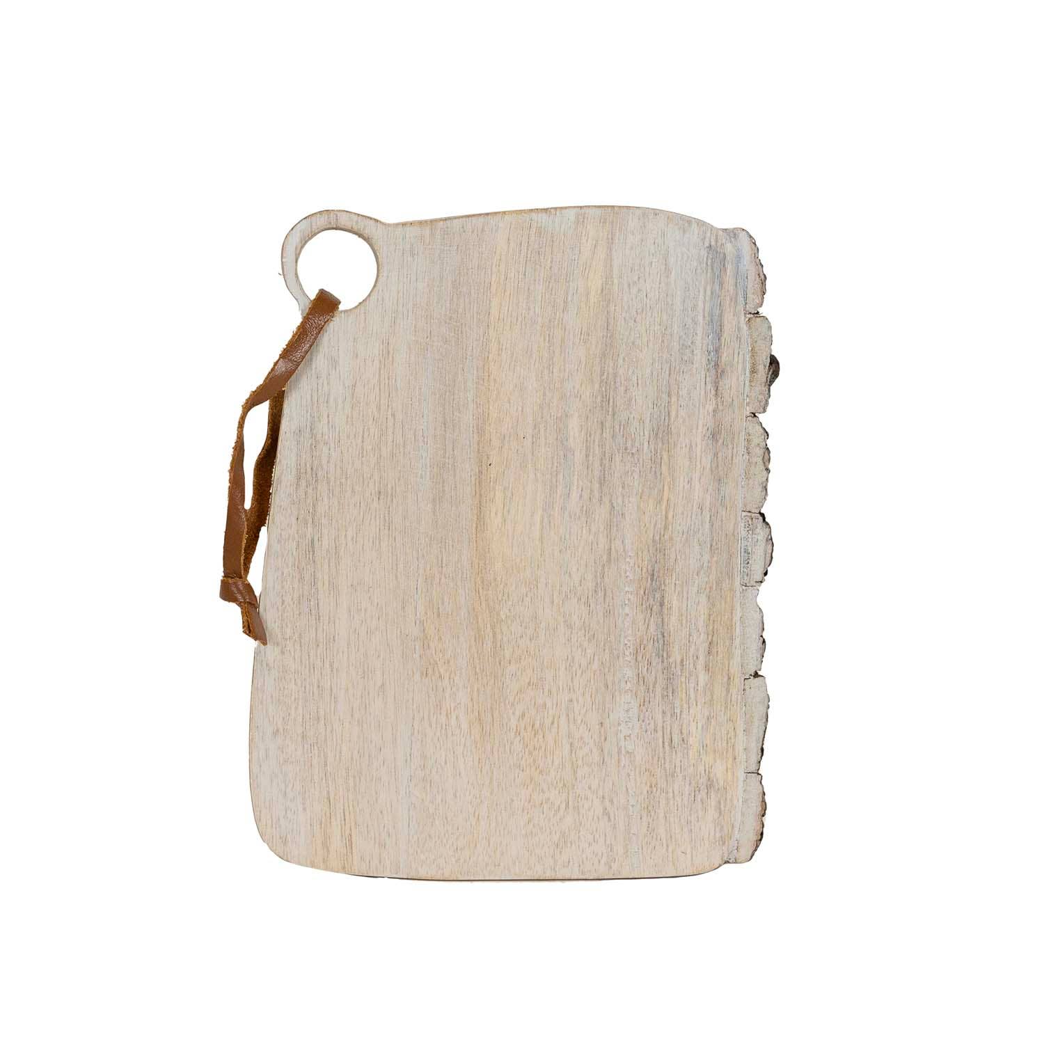 Ashton 9" Live Edge Rectangle Cutting Board Wood