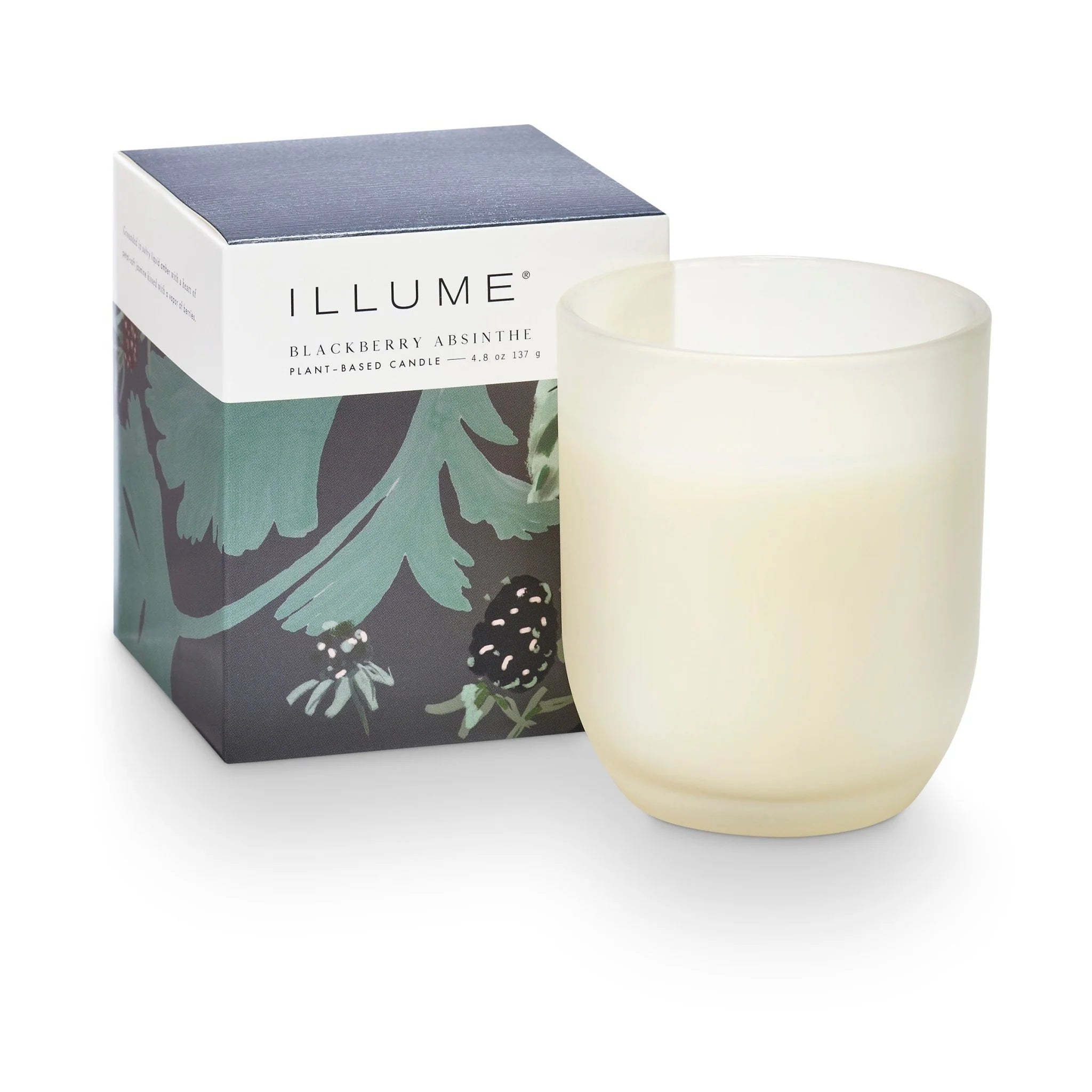 Blackberry Absinthe Mini Boxed Glass Candle