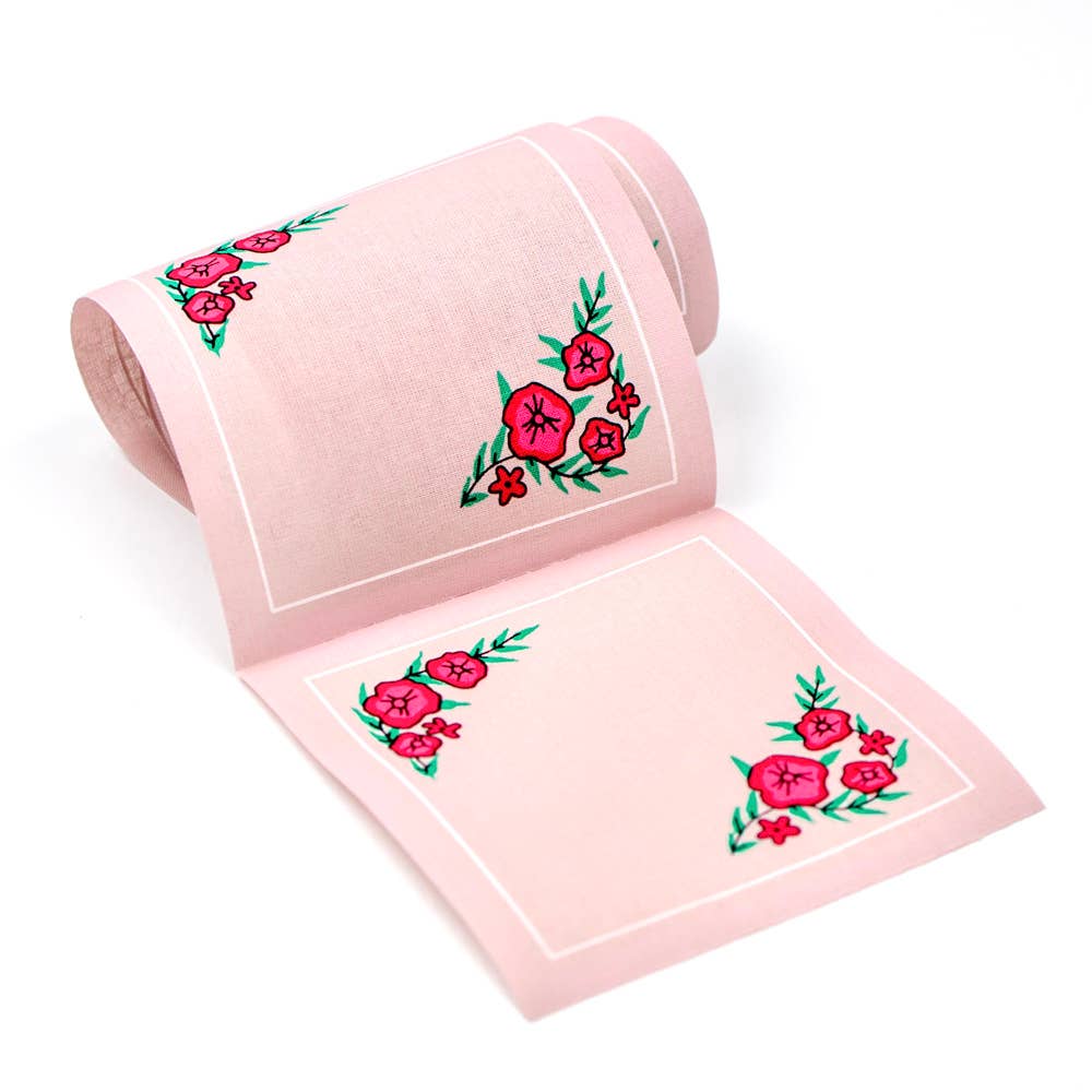 Cotton Cocktail Napkin Roll: Spring Fling
