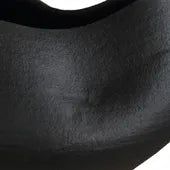 Black Textured Organic Form Bowl