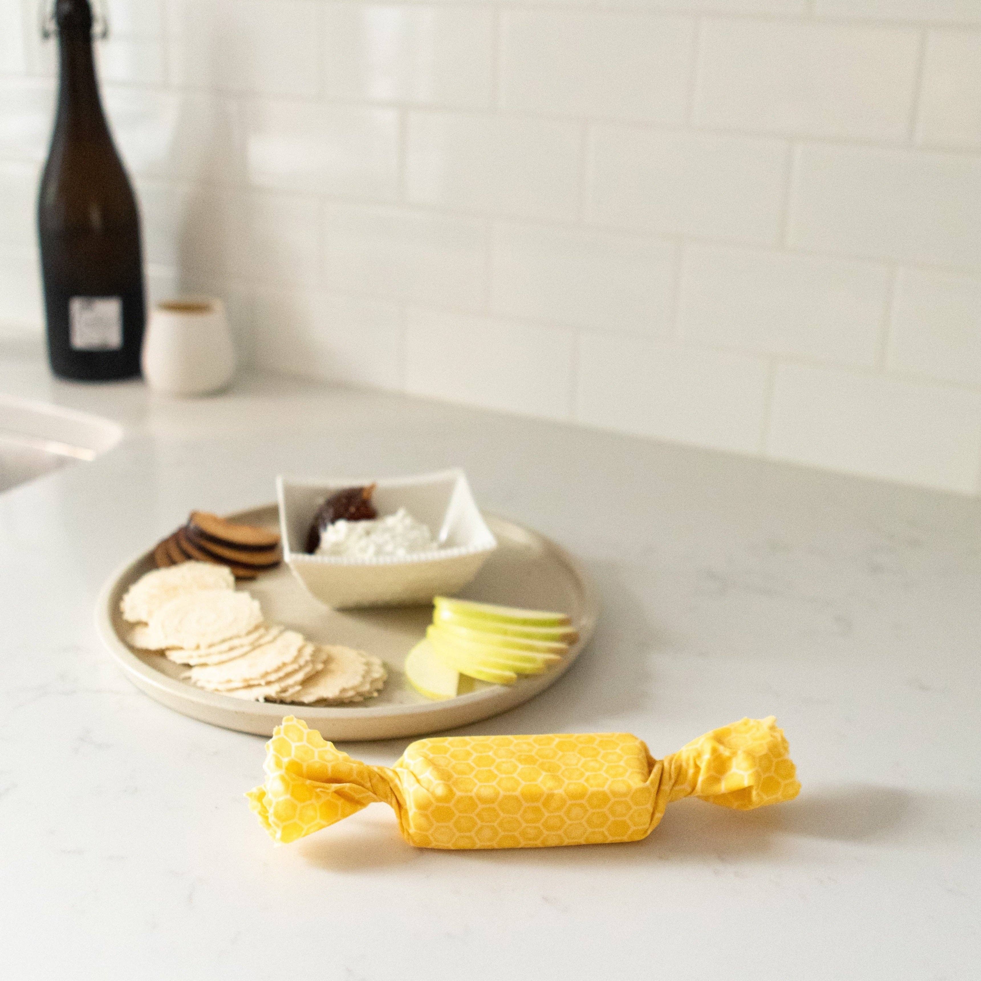 Honeybees Beeswax Food Wraps S/3