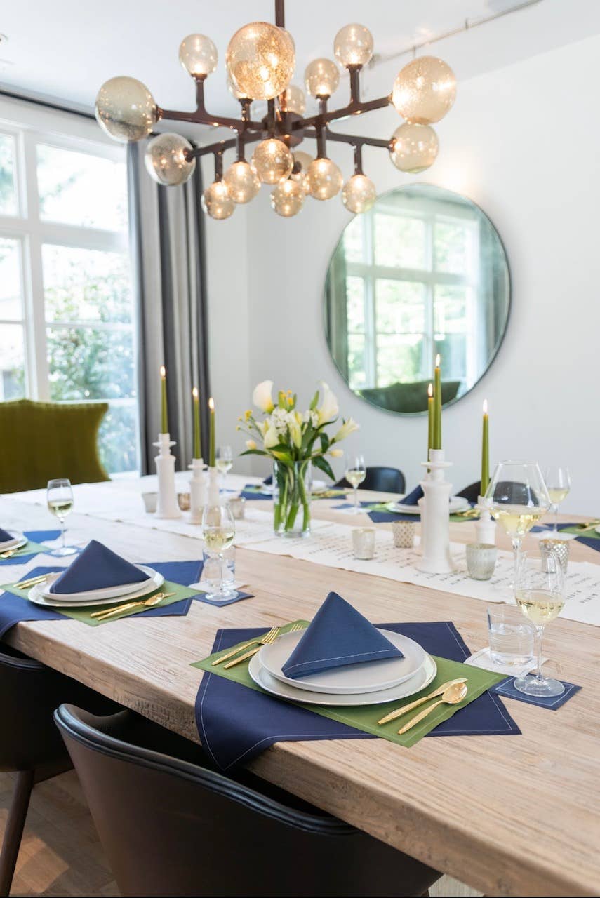 Midnight City Dinner Napkin Roll