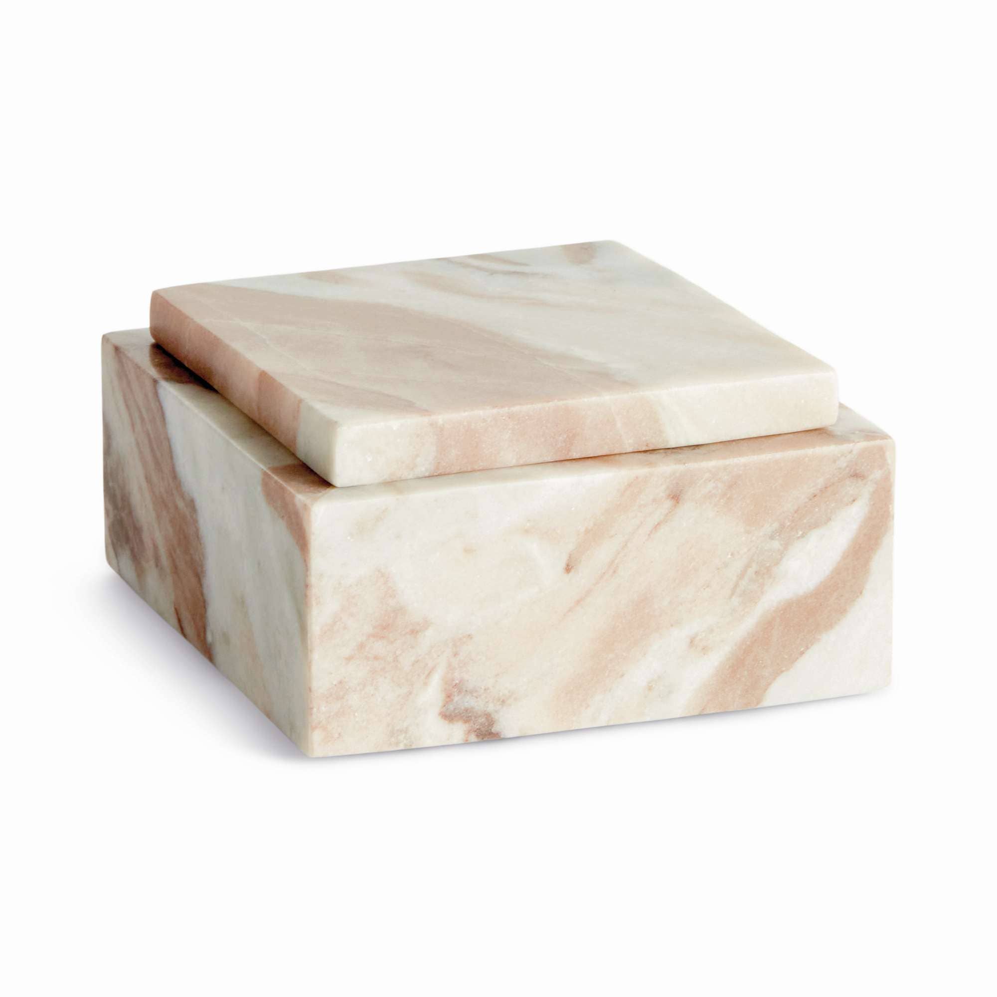 Marble Square Lidded Box Short