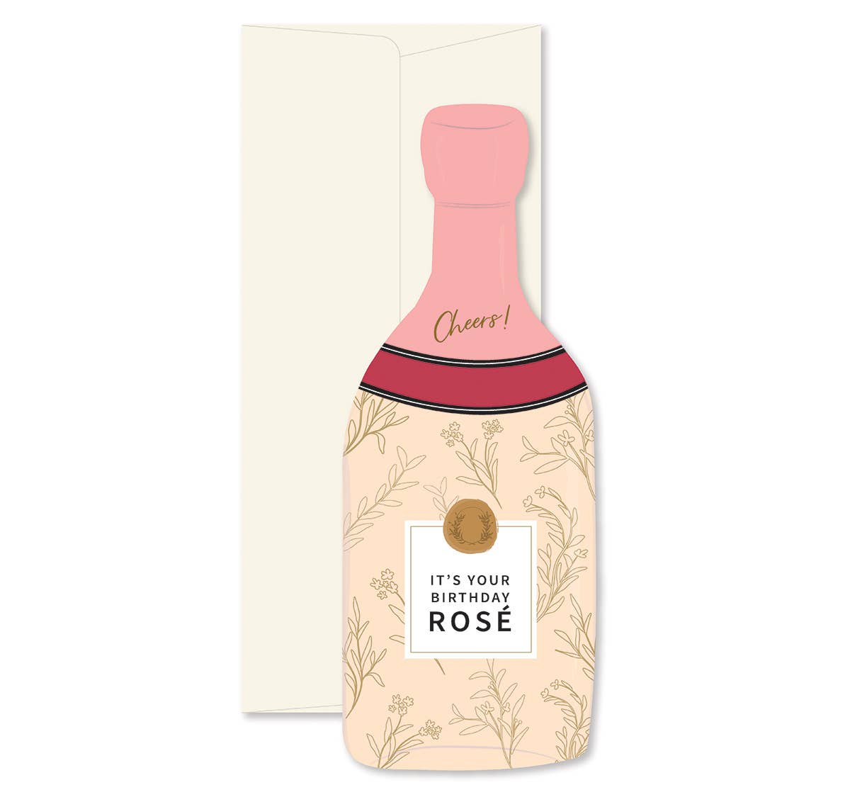 Birthday Rosé Greeting Card