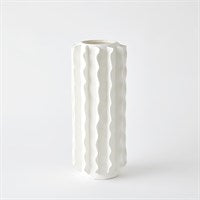 Hand Formed Ruffle Vase
