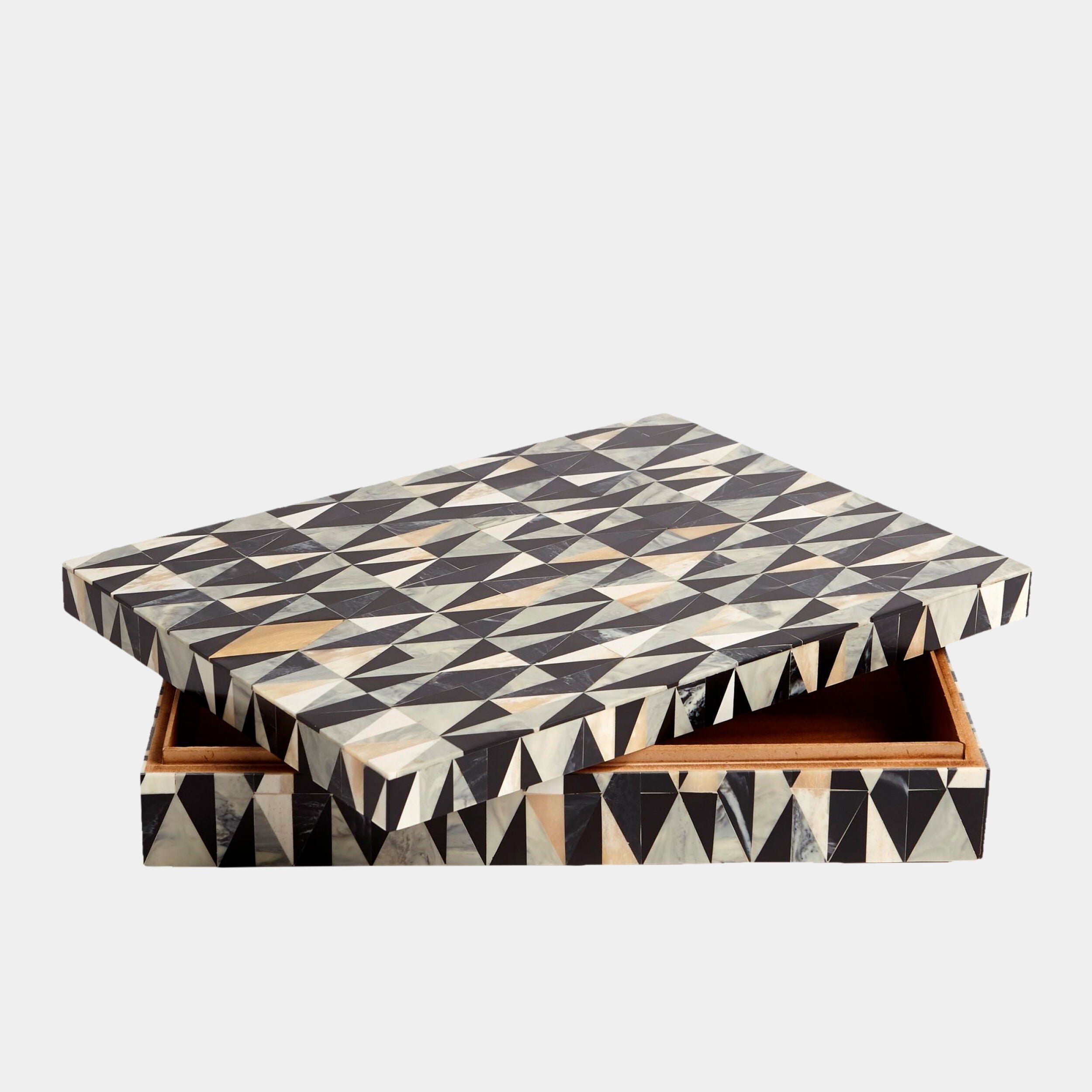 Brass & Black Diamond Box