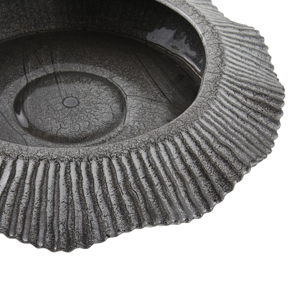 Rippling Hand Formed Ceramic Planter