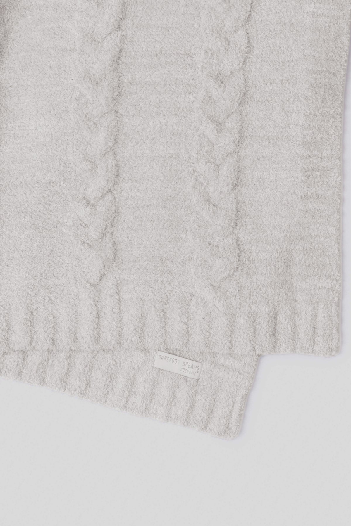 CozyChic Braided Cable Receiving Blanket