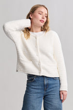CozyChic Textured Button Front Cardigan