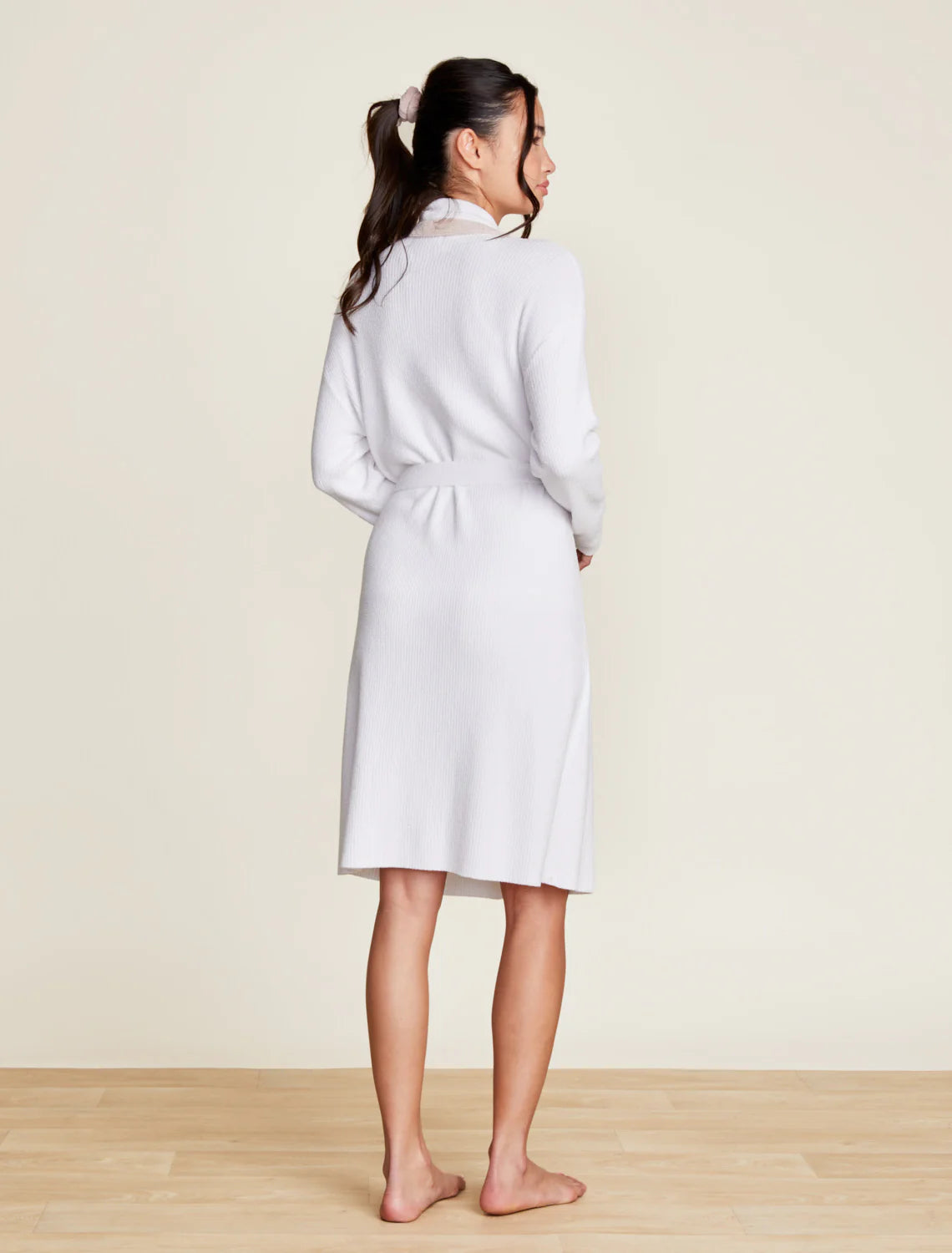 CozyChic Ultra Lite Tipped Ribbed Short Robe