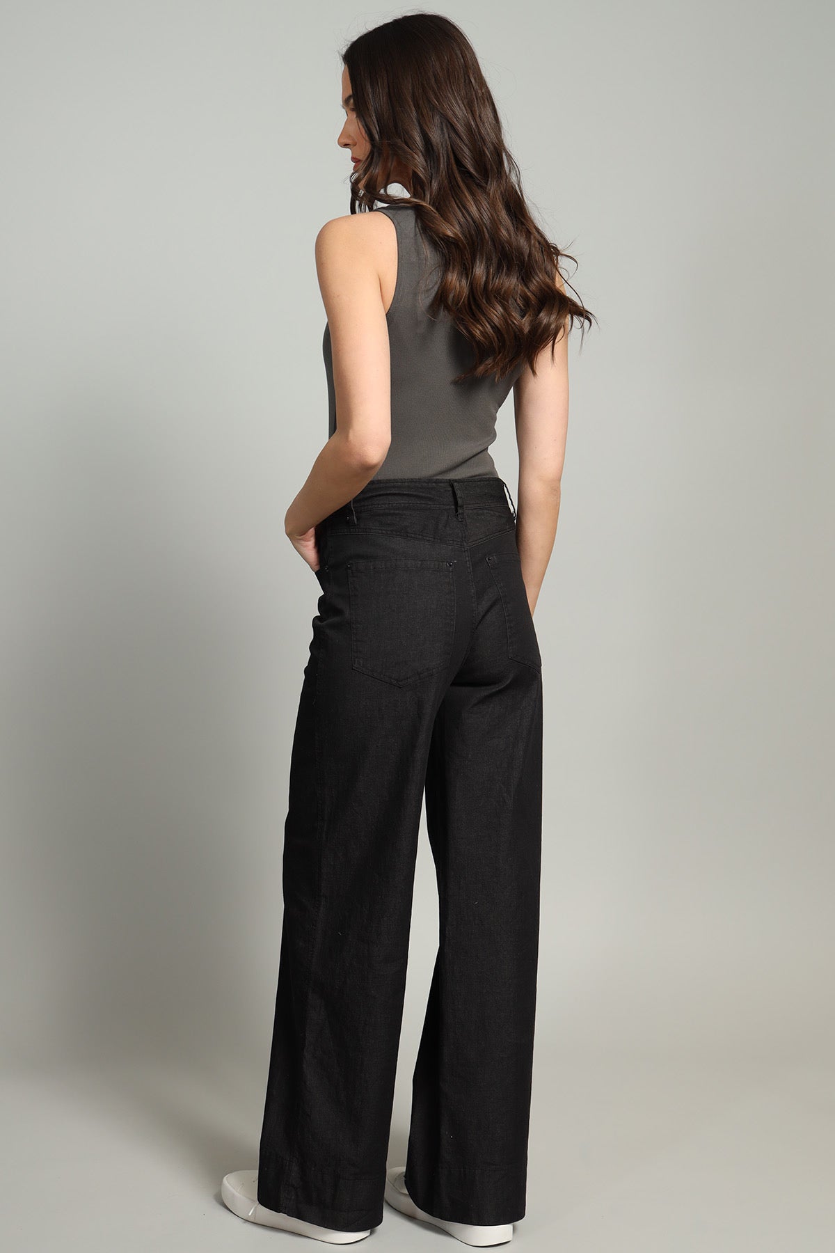 Palazzo Denim Pant