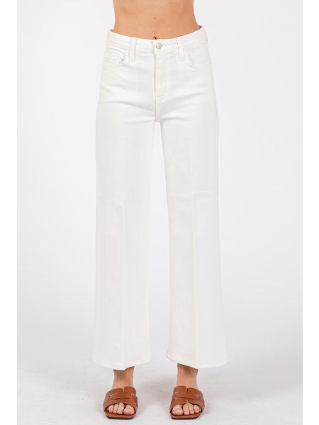 Genoa Creased Wide Leg Crop