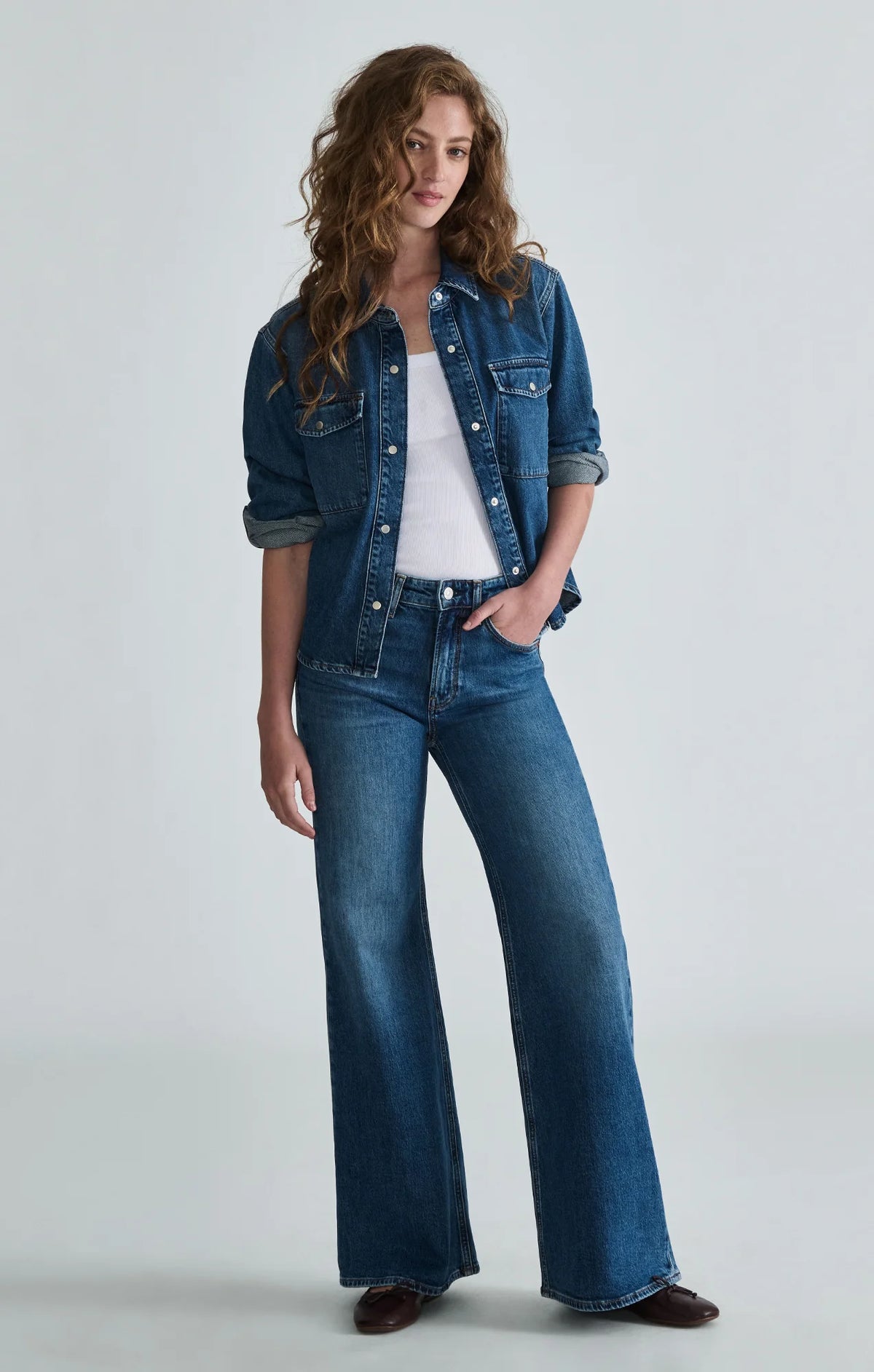 Grace Relaxed Flare Jeans