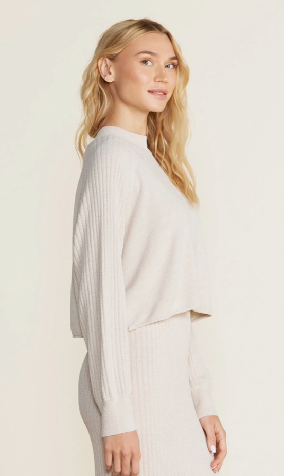 CozyChic Ultra Lite Cropped Mock Neck