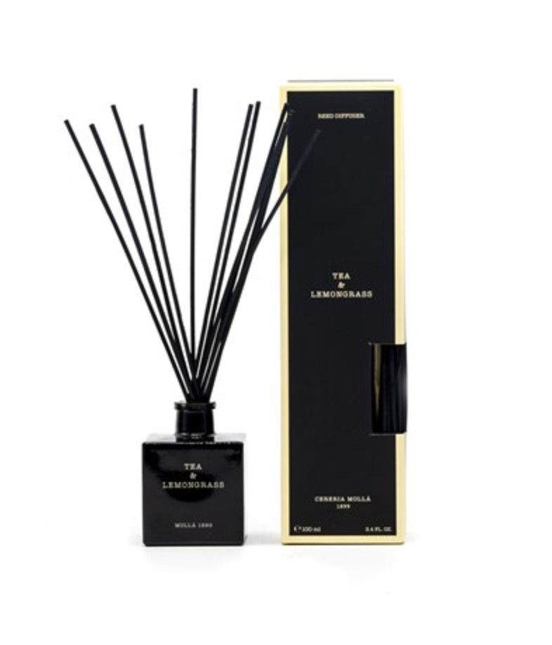 Tea and Lemongrass Black 3.4 fl oz Reed Diffuser