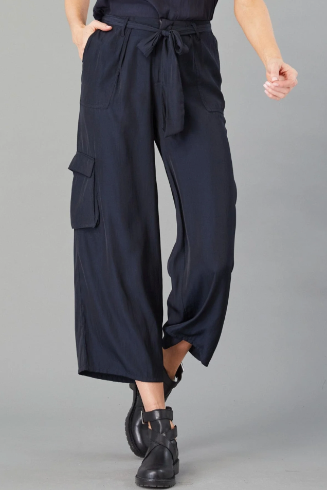 Belted D-Satin Cargo