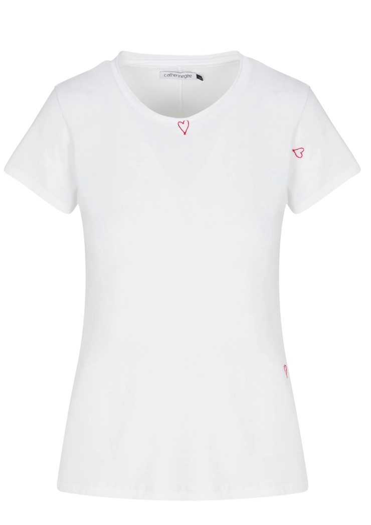 Embroidered Cotton T-Shirt