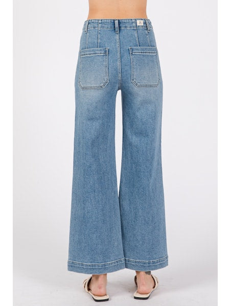 Paola Wide Leg With Seam Lines