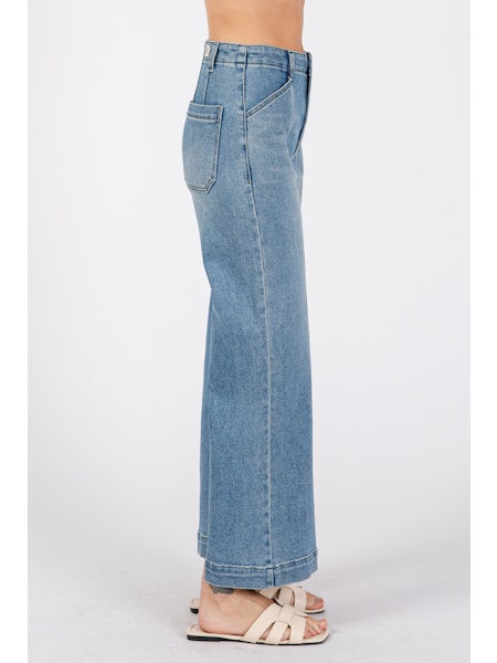 Paola Wide Leg With Seam Lines