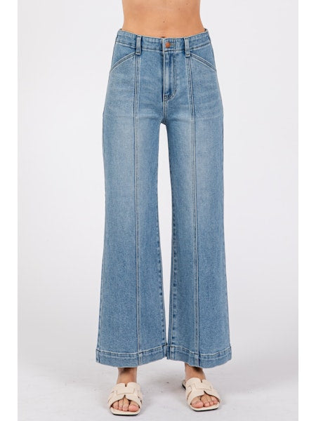 Paola Wide Leg With Seam Lines