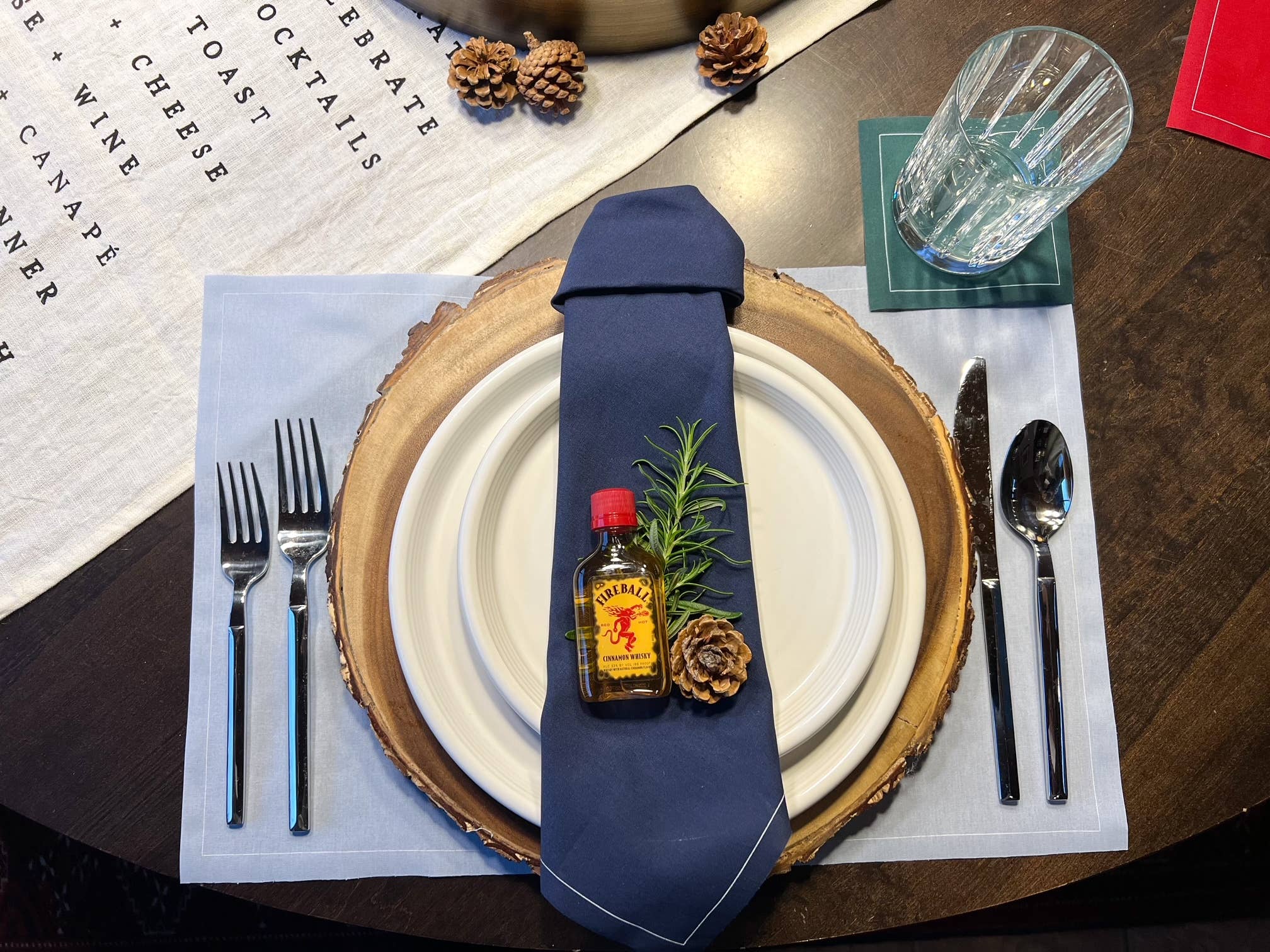 Midnight City Dinner Napkin Roll