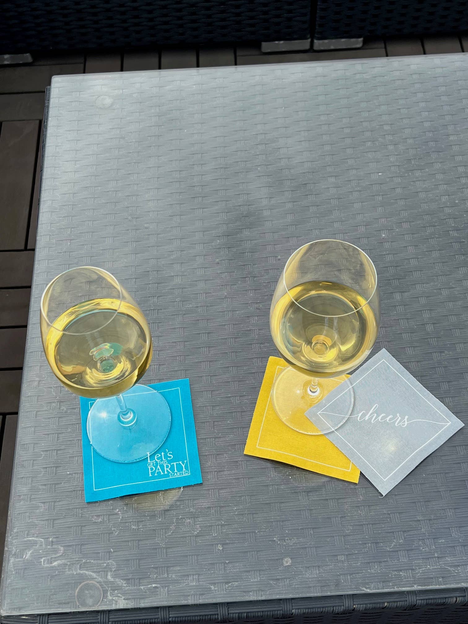 Silver Fox Luxury Disposable Cocktail Napkins