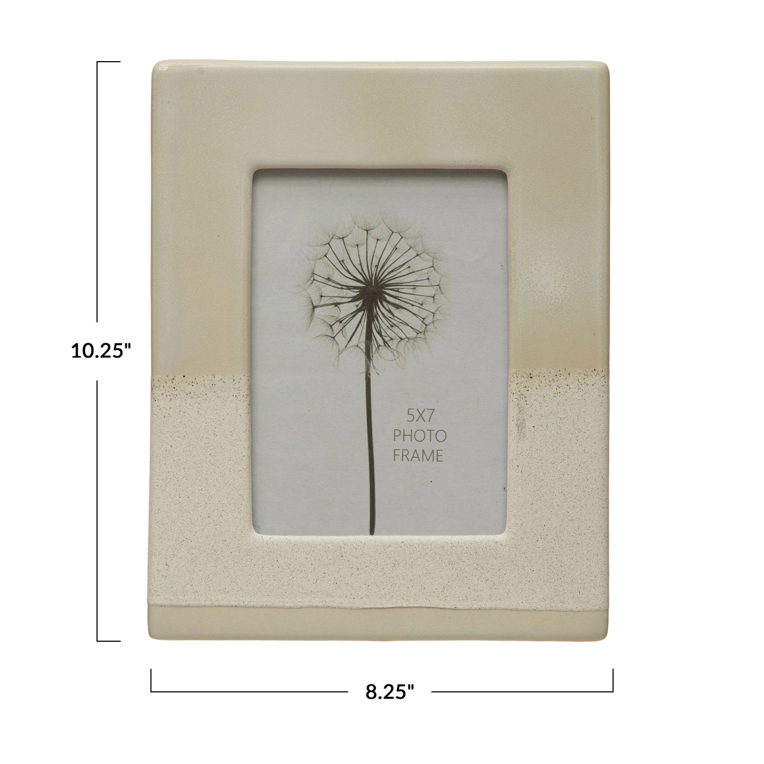 Stoneware Photo Frame, Reactive Glaze