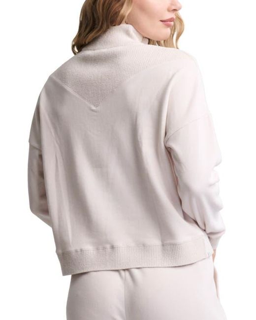 CozyChic Ultra Lite Ribbed Quarter Zip with Brushed Fleece