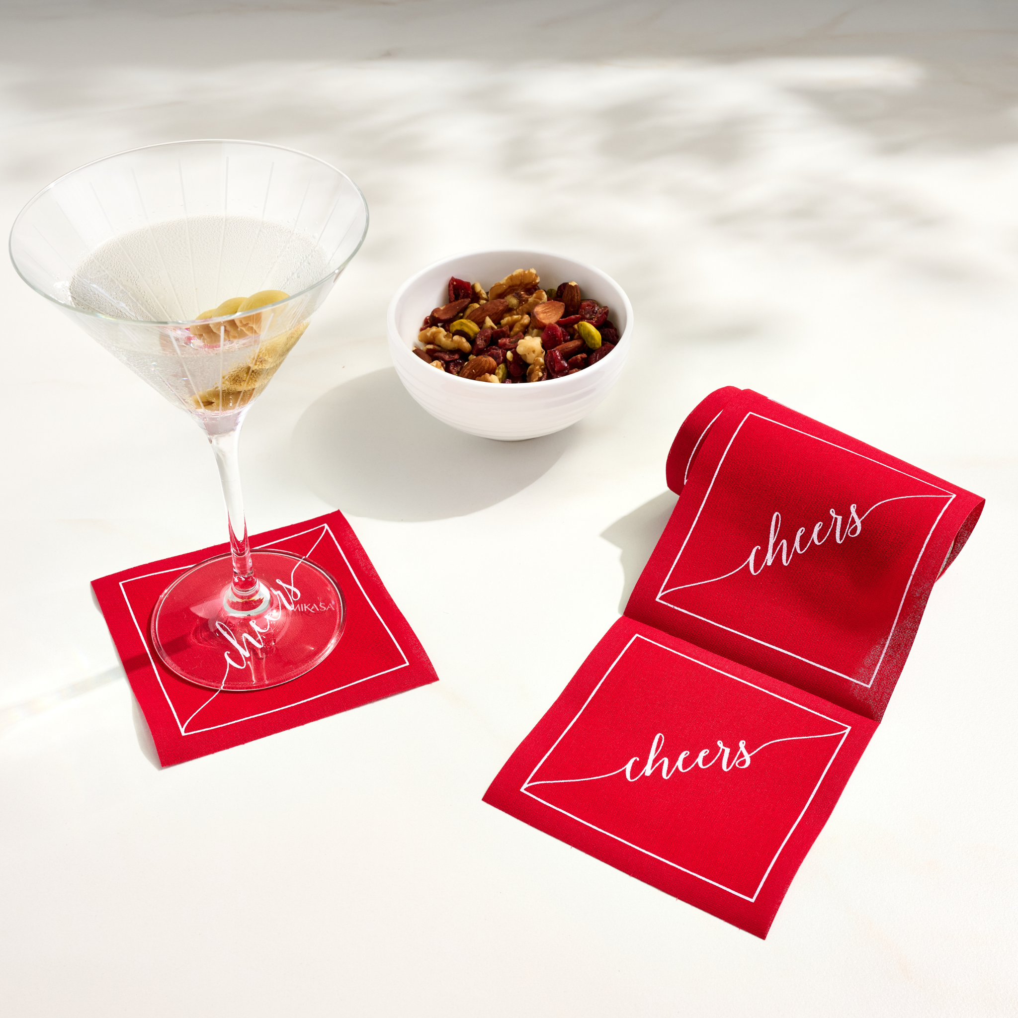 Cocktail Napkins | Red Carpet Disposable Cotton