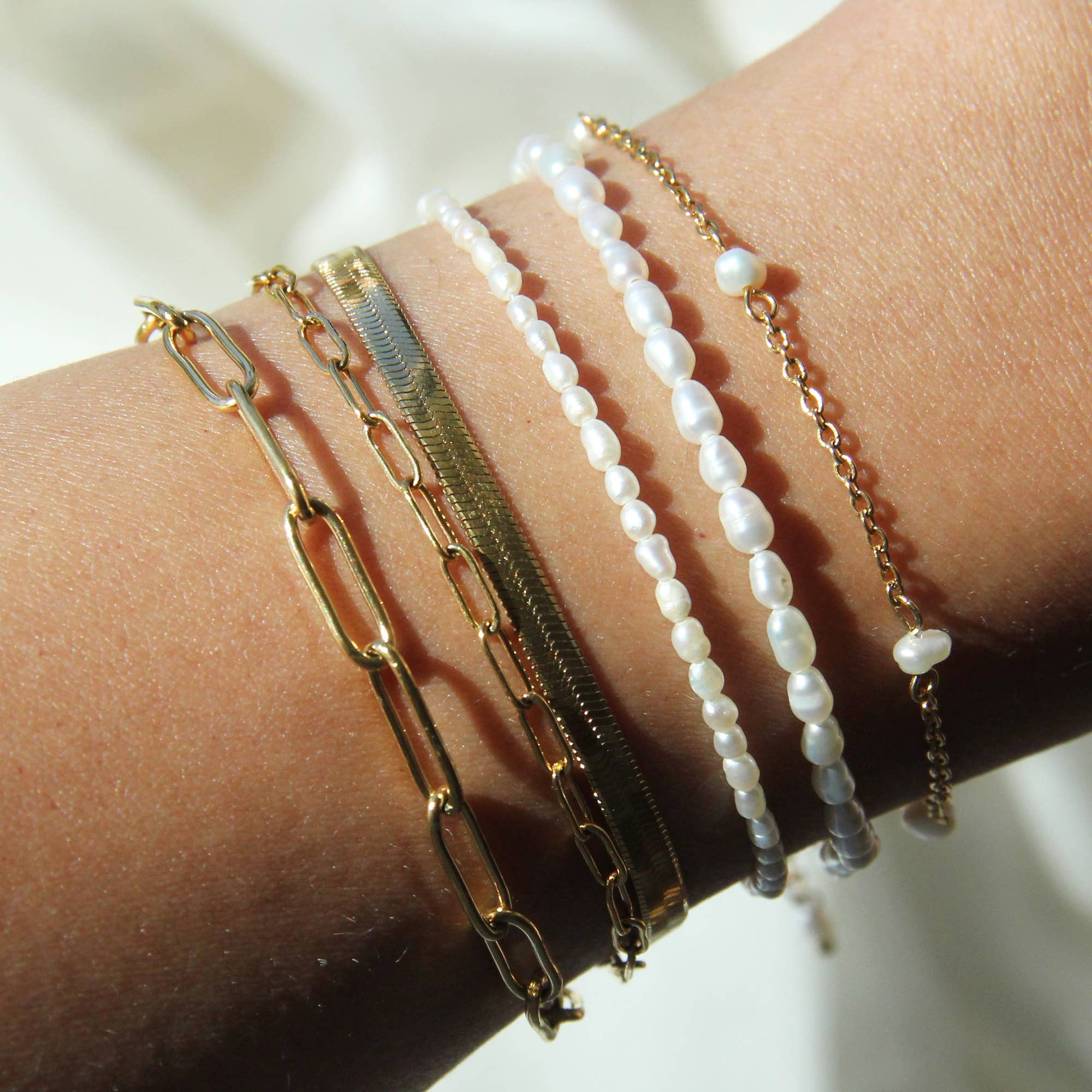 Pearl by the Yard Bracelet
