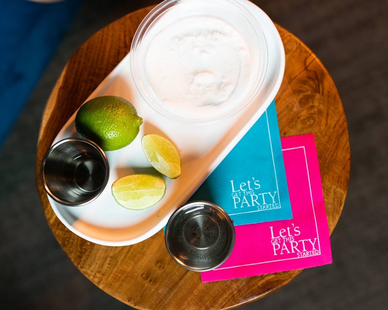 The Real Teal Cocktail Napkin Roll