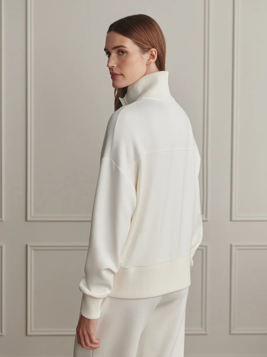 Bronya Button Placket Sweatshirt