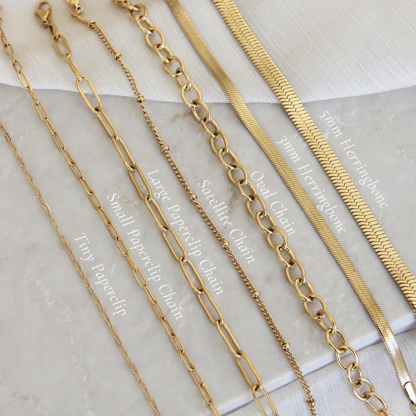 Large Paperclip Chain Bracelet