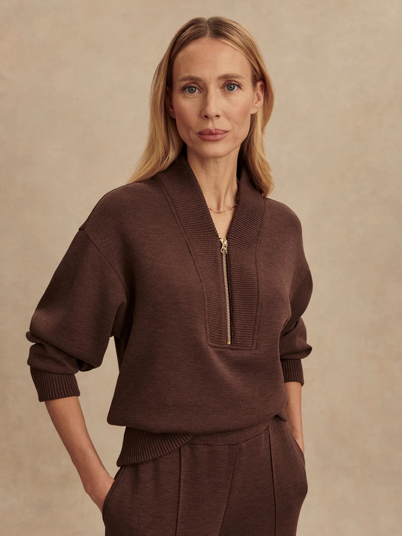 Sally Half-Zip Sweat