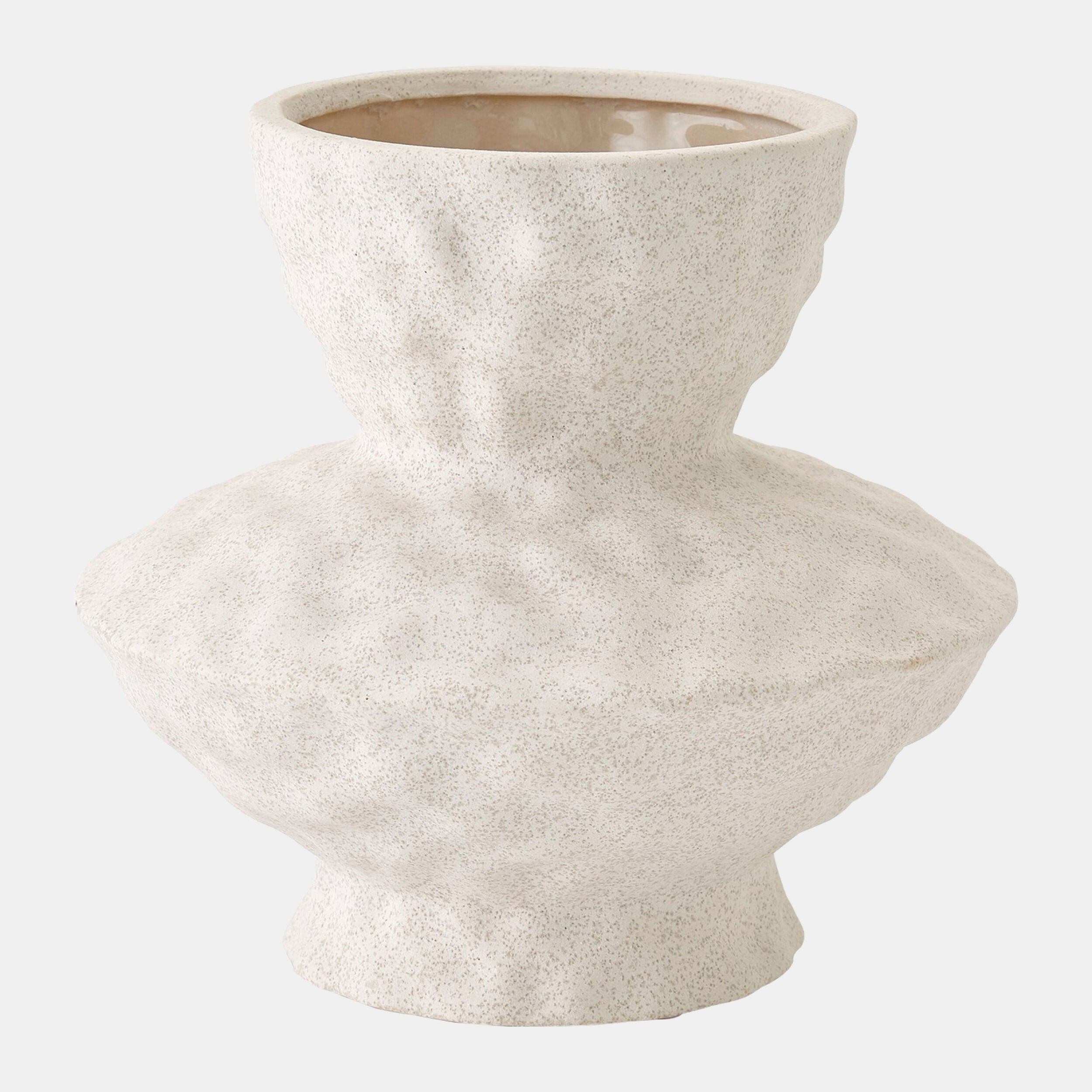 Volcanic White Vase