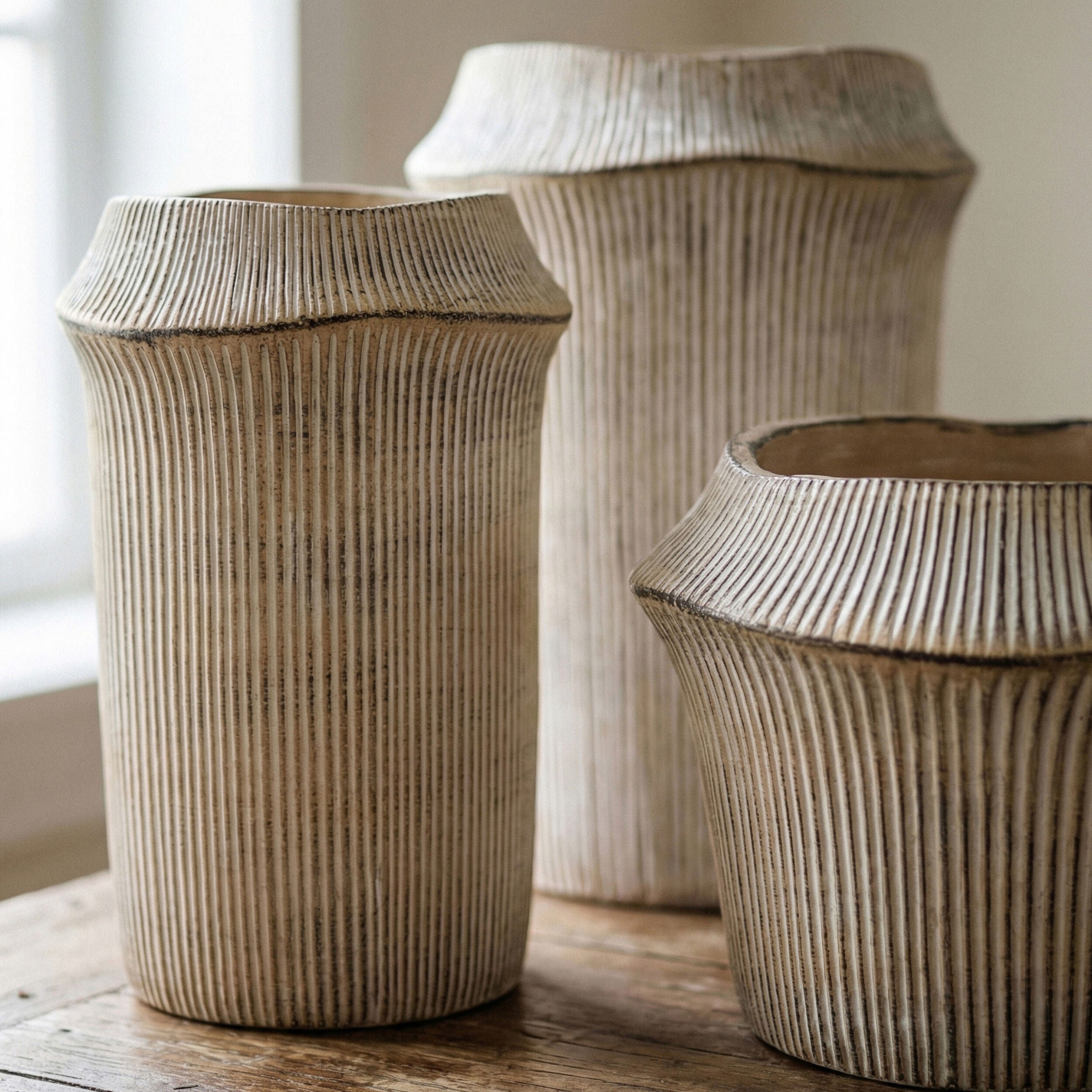 Ribbed Cement Collections