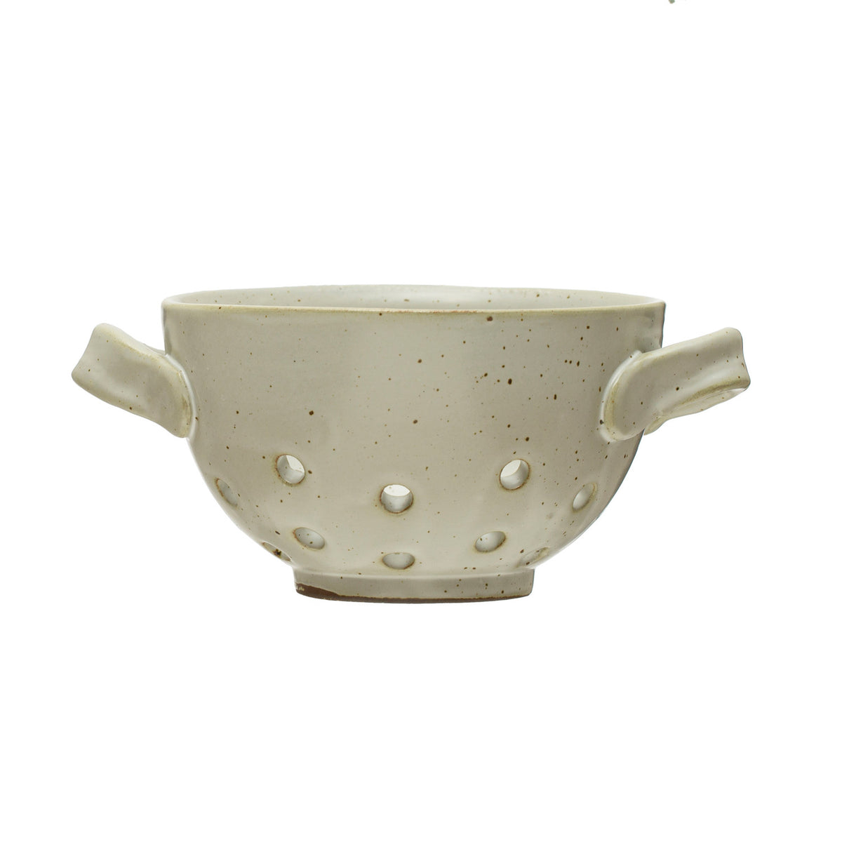 White Stoneware Berry Bowl