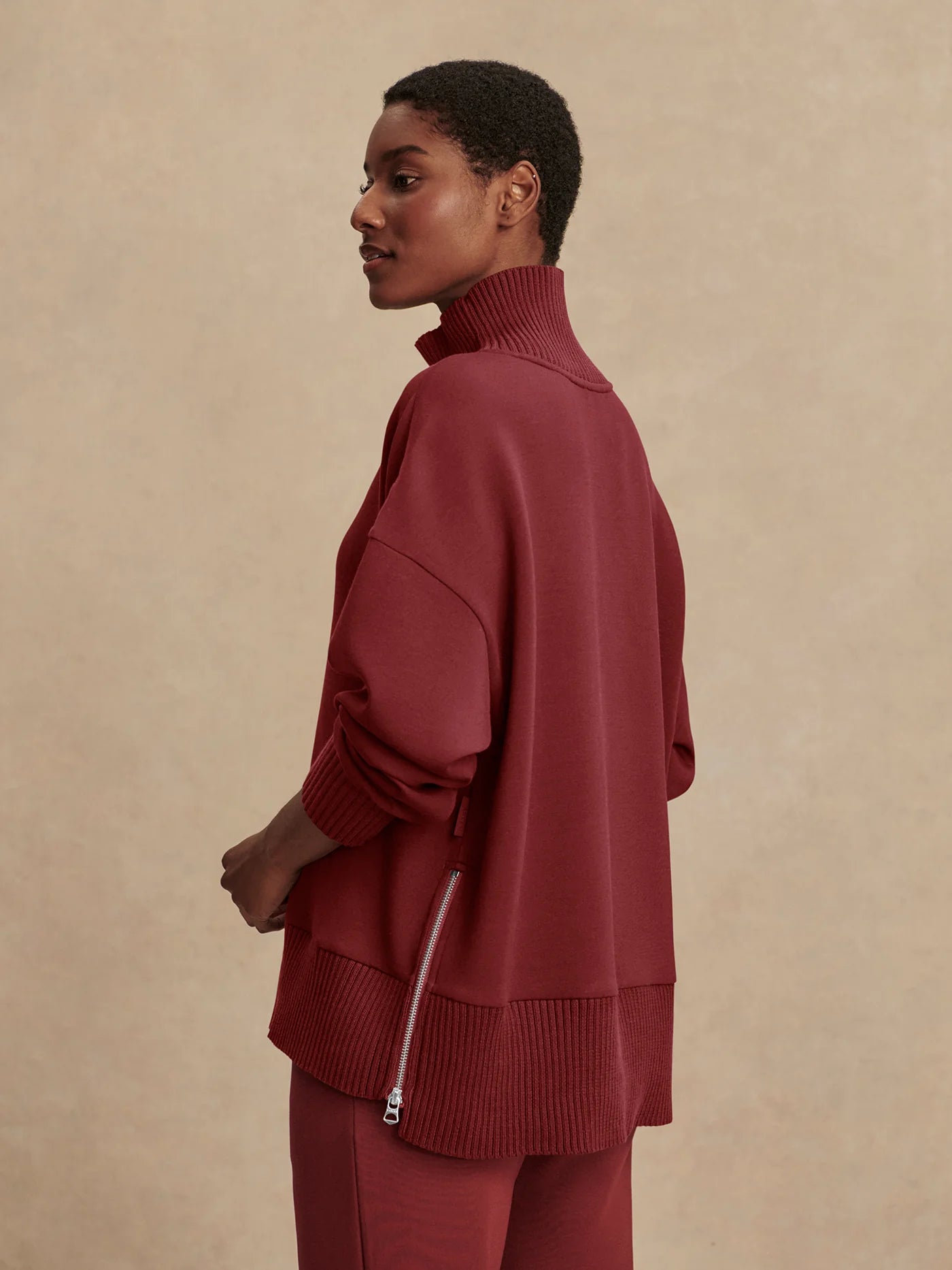 Barker High-Neck Sweat