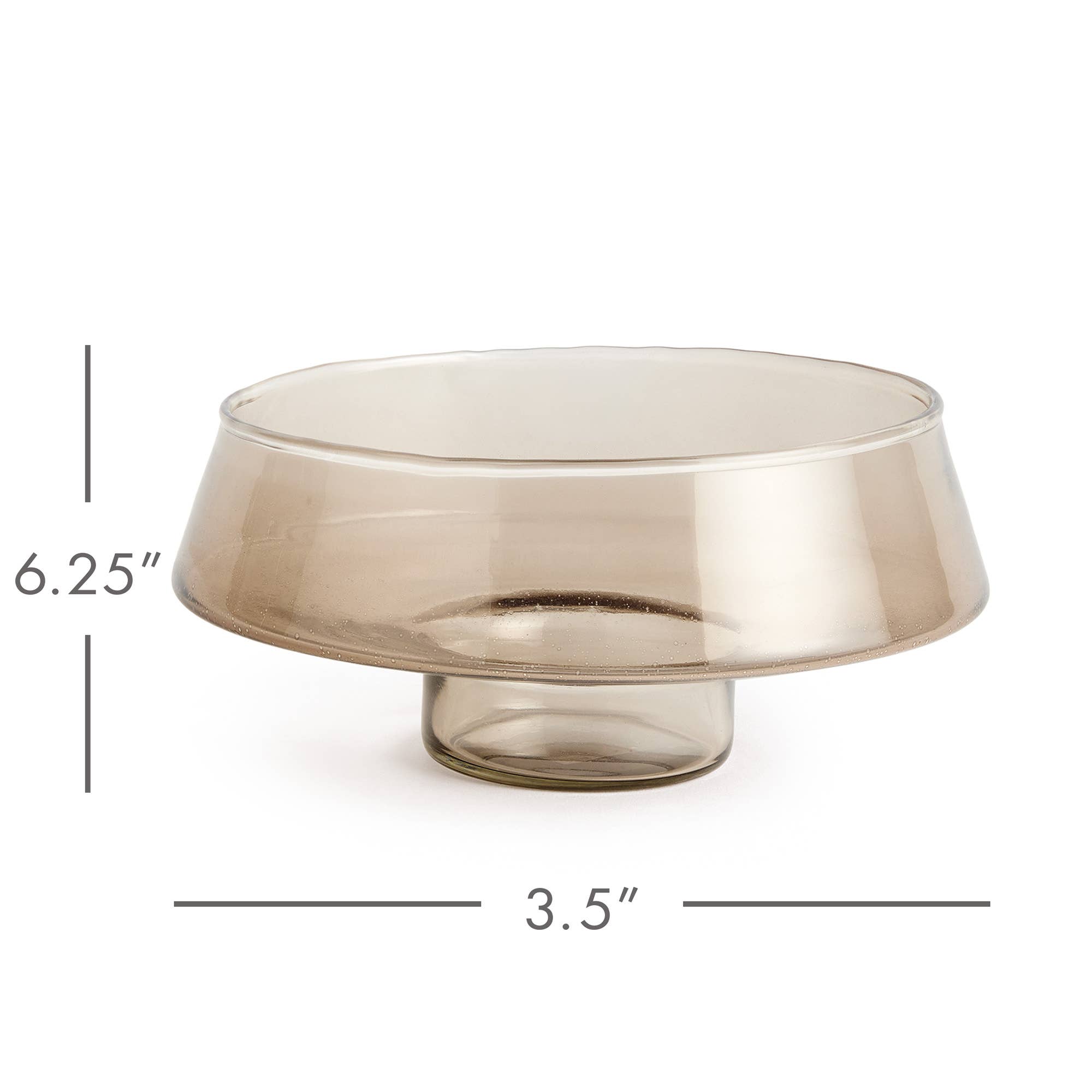 Adalina Glass Footed Bowl