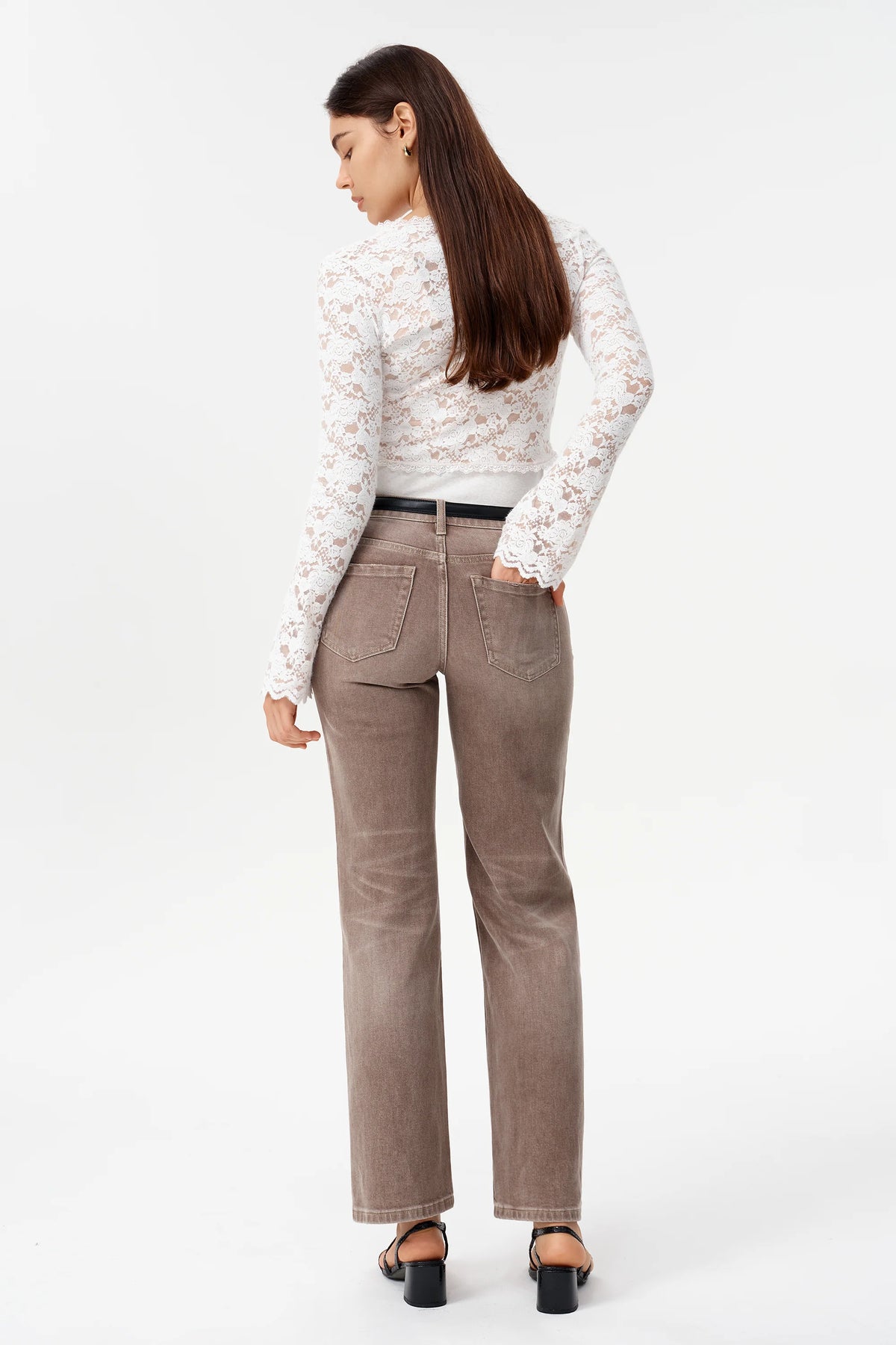 Briar Mid Rise Straight Leg Jeans