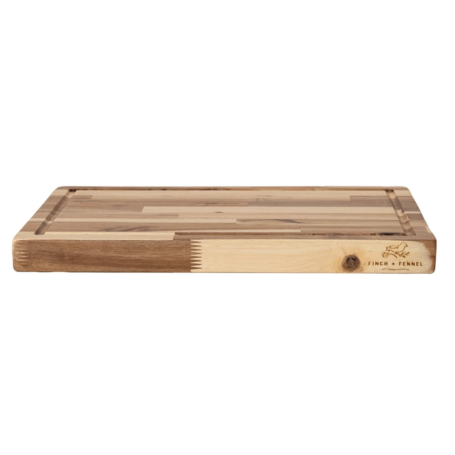 Acacia Wood End Grain Cheese/Serving Board