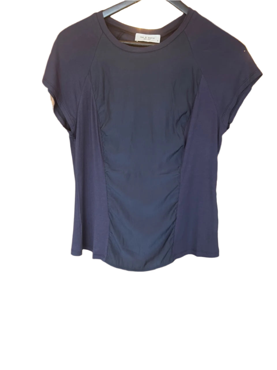 Ruched Front Baseball Tee