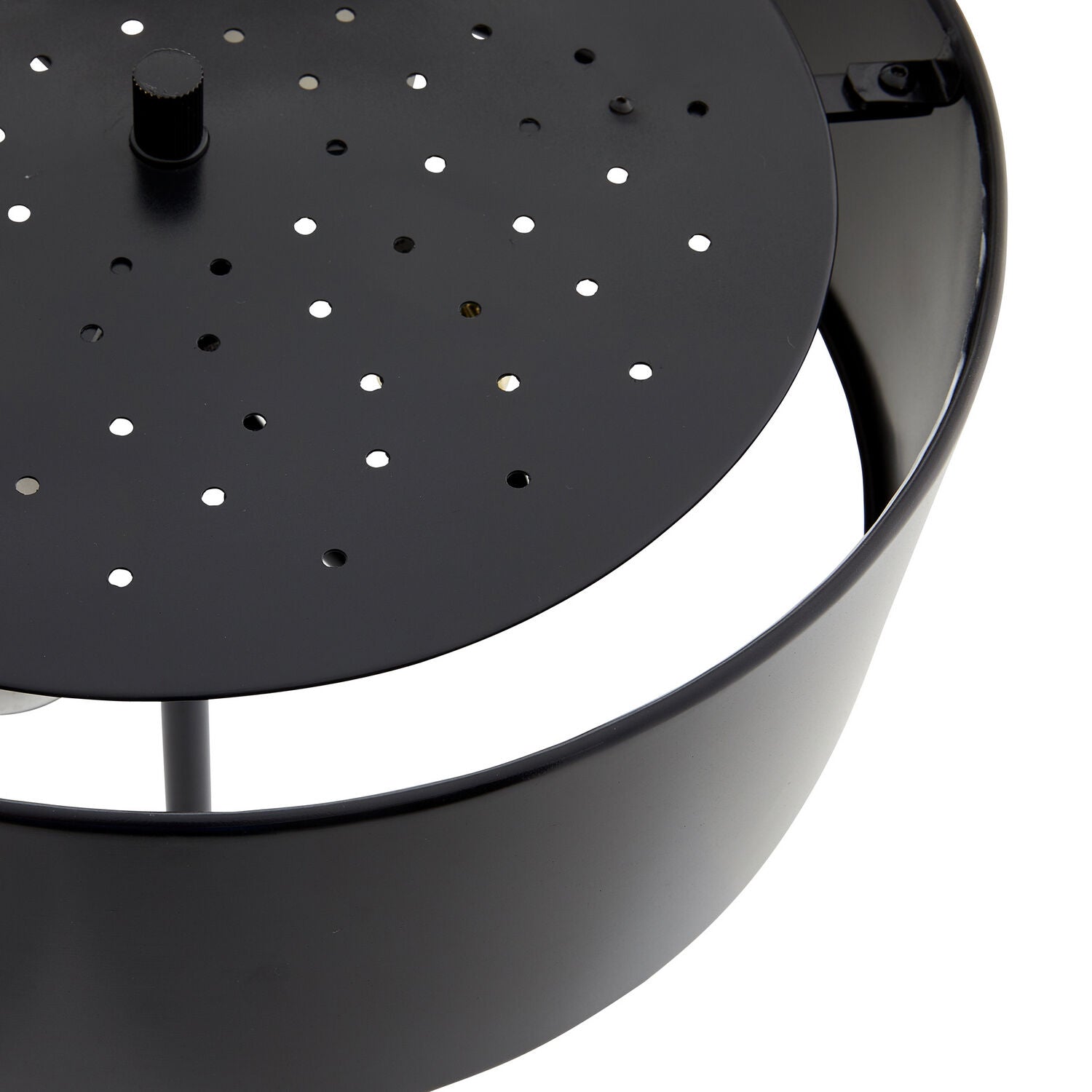 Bronze Iron & Gray Marble Lamp